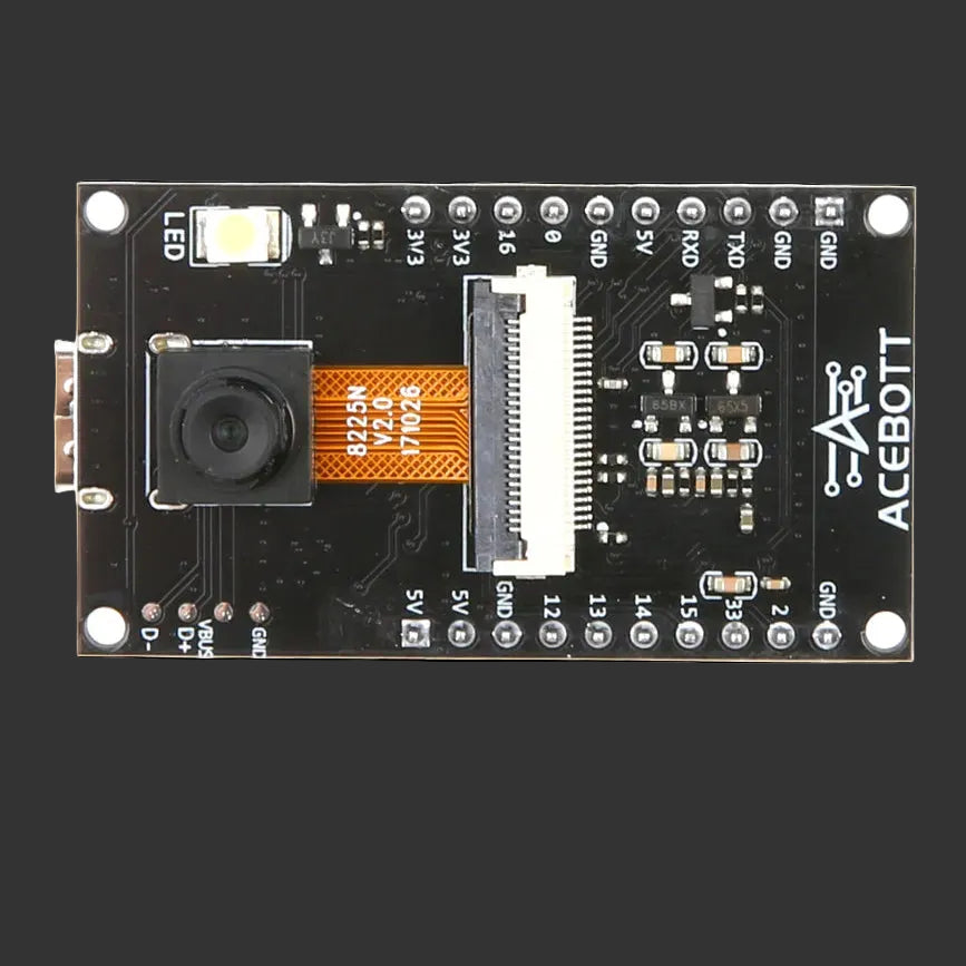 Electronic circuit board with ACEBOTT branding on a white background