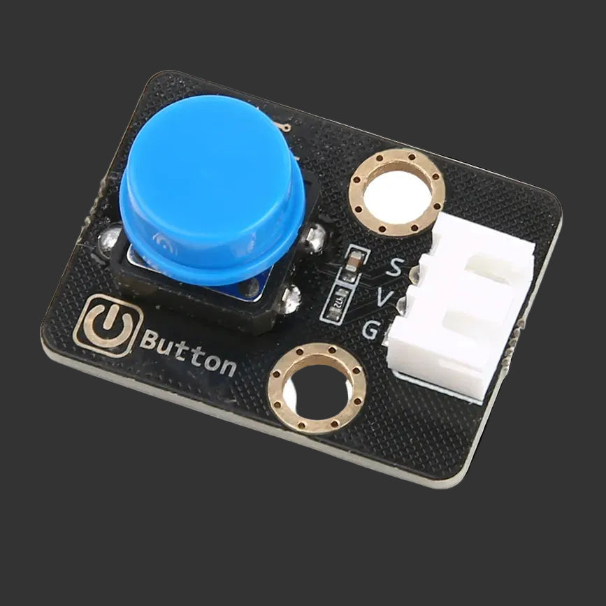 Button module with blue button and labeled 'Button' on a white background, featuring the ACEBOTT brand.
