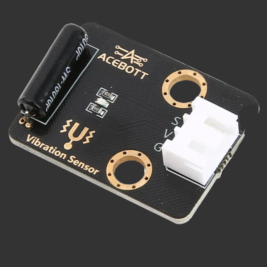 Electronic component board with 'ACEBOTT' branding on a white background