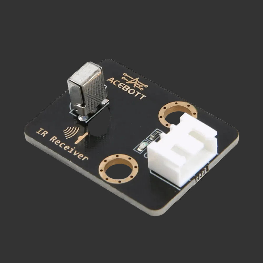 IR receiver module with 'AceBott' branding on a white background