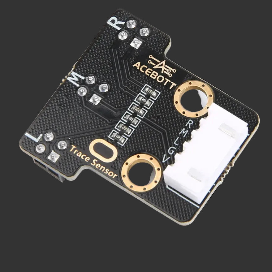 Circuit board with 'ACEBOTT' branding on a white background