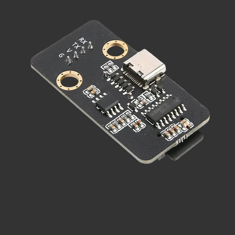 Electronic circuit board with USB connector on a white background, branded with ACEBOTT.