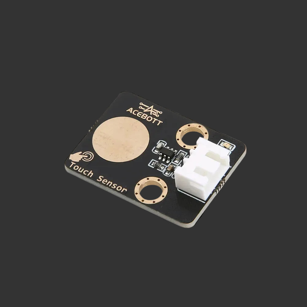 Touch sensor module with 'Acebot' branding on a white background