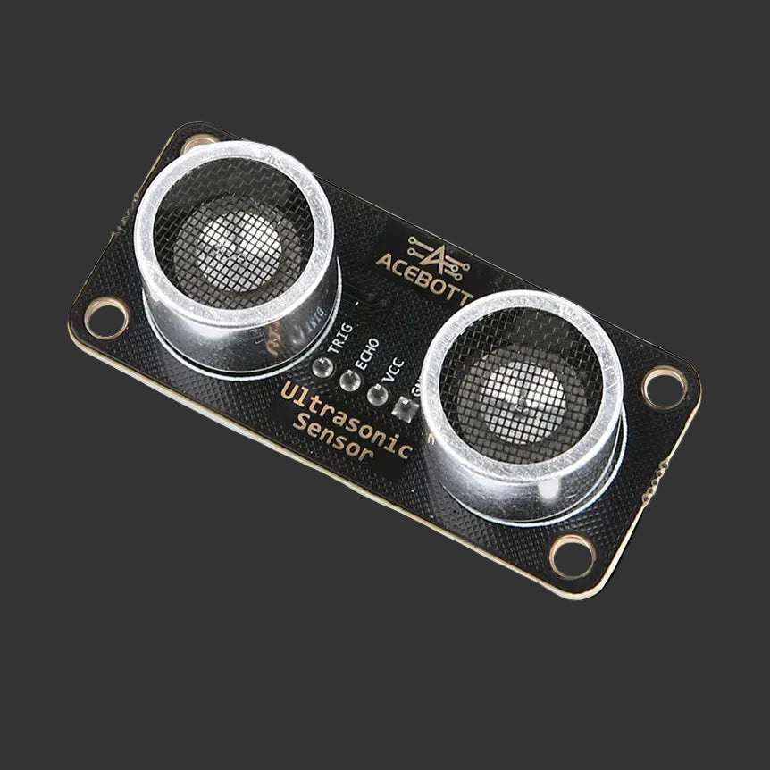 Ultrasonic sensor module with ACEBOTT branding on a white background