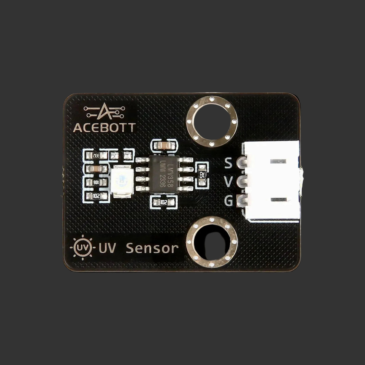 Acebott UV Sensor module on a white background