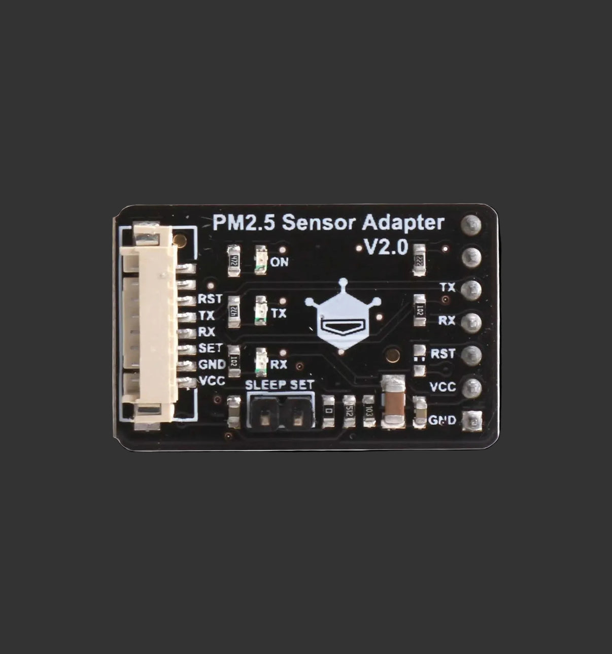 PM2.5 Sensor Adapter V2.0 on a white background